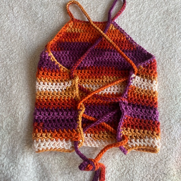 Handmade Crochet top - Picture 2 of 2